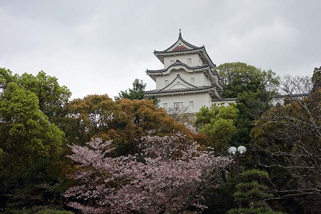 日本100名城にも選ばれている城であるが櫓しか残っていない城です「明石城」（兵庫明石）