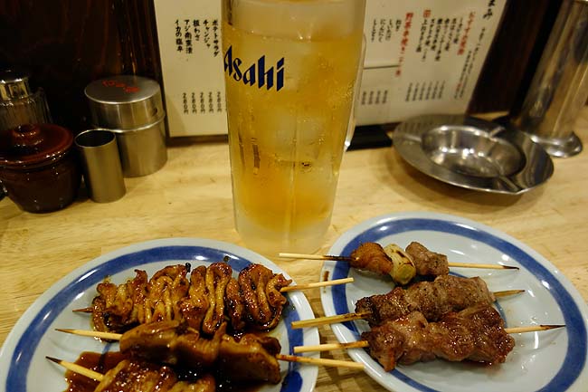 この日の夜は池袋徘徊♪立ち飲み→念願の鰻串で日本酒→125円～回転寿司とはしごでい！