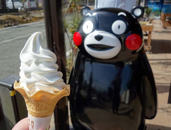 道の駅「阿蘇」（熊本）牧場直営の350円ソフトクリームのそのお味は？