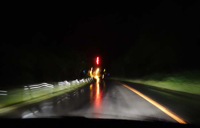 札幌なのになぜかラーメンは天下一品？そして雨中の中山峠を登って車中泊？