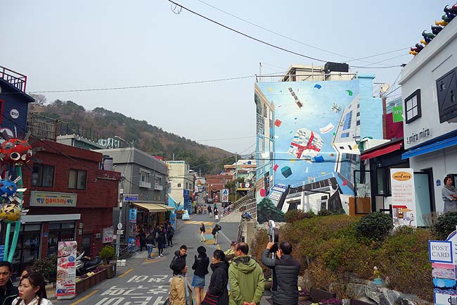 韓国のマチュピチュ「甘川文化村」絶景からのBIFF広場有名行列「シアホットク」
