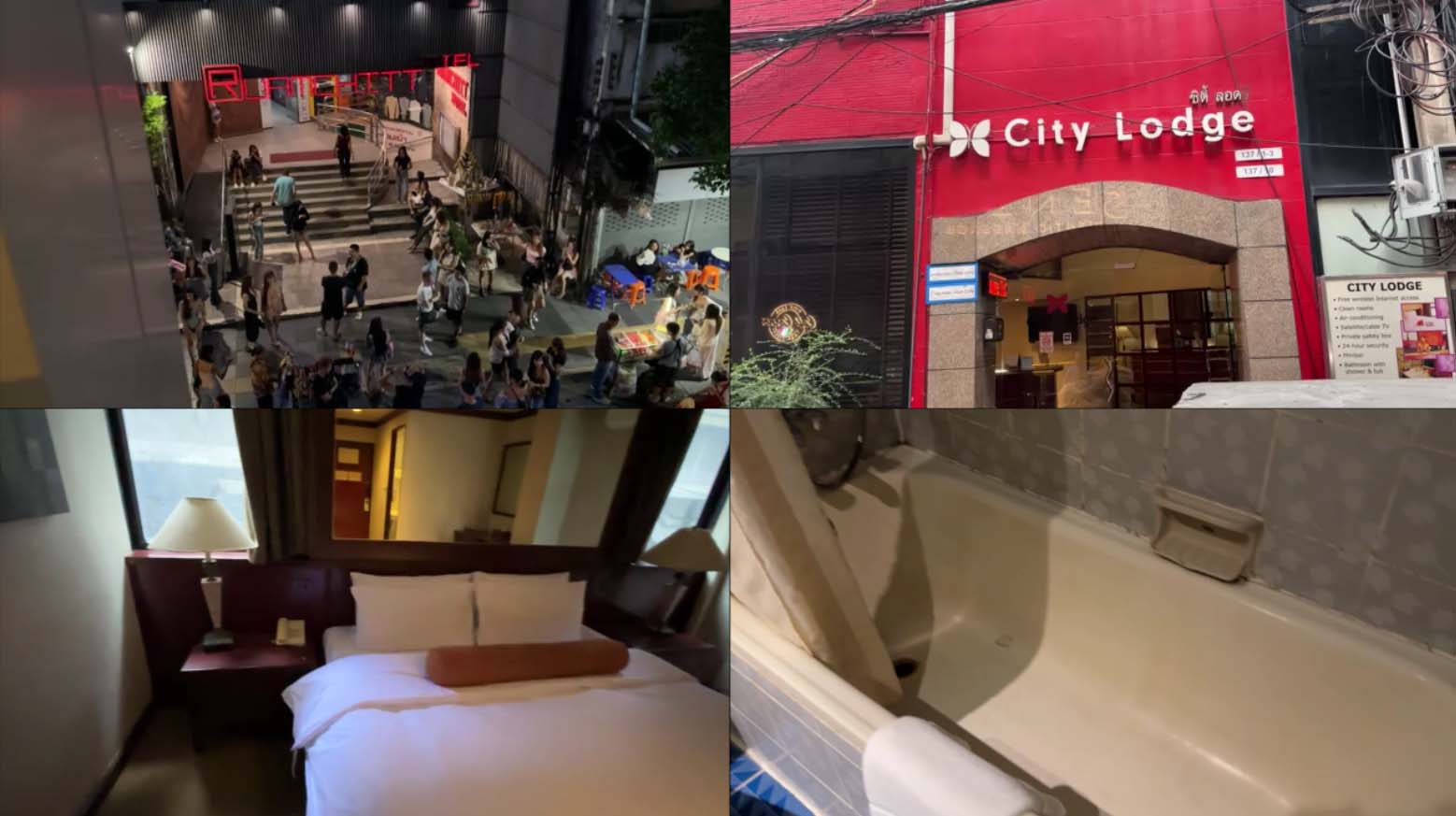 【2023-24避寒旅43日目】テーメーカフェ店内リポート 女の子が手を振ったお相手は？道路で突然とうせんぼ！その訳は？オンヌットのコスパええ宿に泊まると？