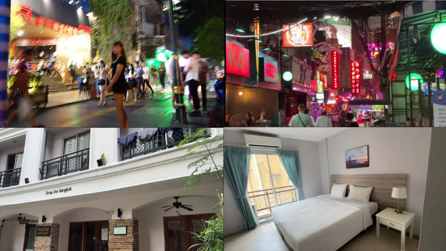 【2023-24避寒旅43日目】テーメーカフェ店内リポート 女の子が手を振ったお相手は？道路で突然とうせんぼ！その訳は？オンヌットのコスパええ宿に泊まると？