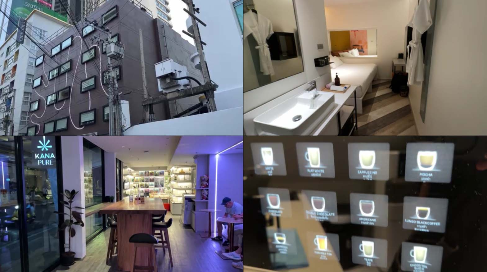 【2023-24避寒旅43日目】テーメーカフェ店内リポート 女の子が手を振ったお相手は？道路で突然とうせんぼ！その訳は？オンヌットのコスパええ宿に泊まると？