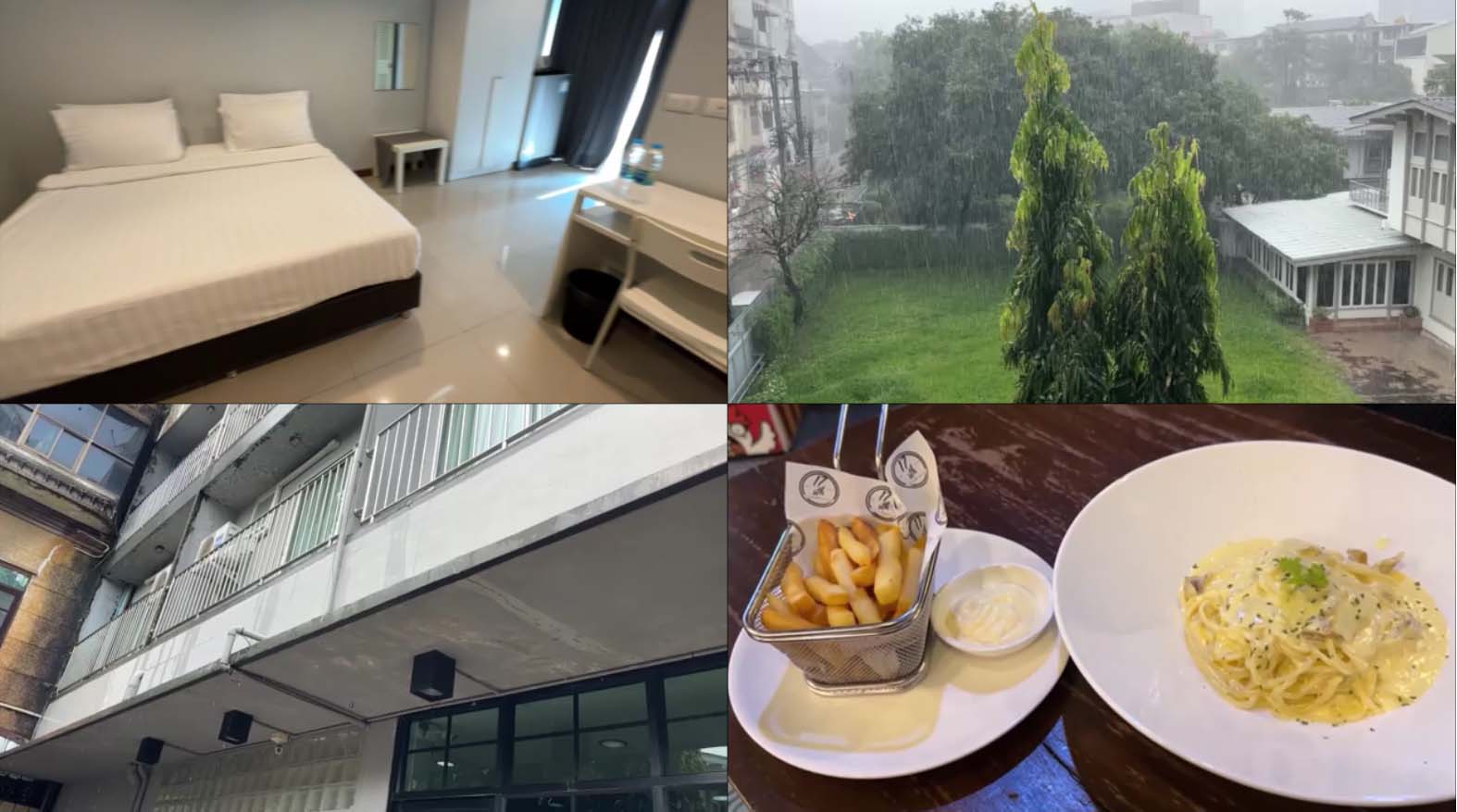 【2023-24避寒旅43日目】テーメーカフェ店内リポート 女の子が手を振ったお相手は？道路で突然とうせんぼ！その訳は？オンヌットのコスパええ宿に泊まると？