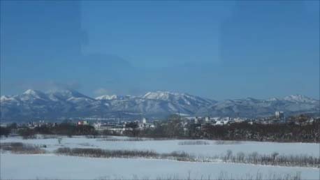 雪まみれの旭川～札幌間【高速あさひかわ号】（2020避寒旅1日目その2）