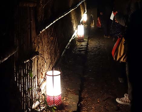 嵐山花灯路（2013年12月）京都・夜のライトアップ
