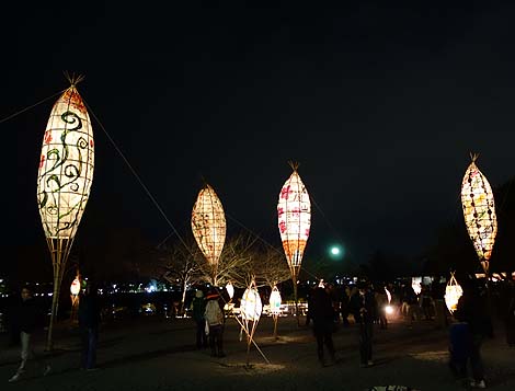 嵐山花灯路（2013年12月）京都・夜のライトアップ