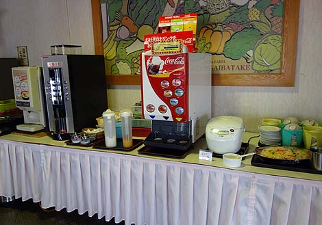 道の駅大栄 レストインだいば（鳥取北栄町）680円のお値打ち朝食バイキング