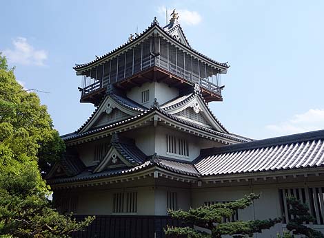 岩崎城歴史記念館（愛知日進）廃城跡に建てられた模擬天守