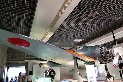 零戦の複座機を展示 国立科学博物館（東京上野公園）