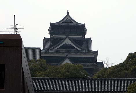 日本の城の中で一番かっこいい天守閣だと思っています「熊本城」（外観復元天守）