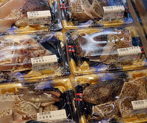 マックスバリュ 牧志店（沖縄那覇）沖縄の熱帯魚と「ぐしけんパン」/ご当地スーパーめぐり