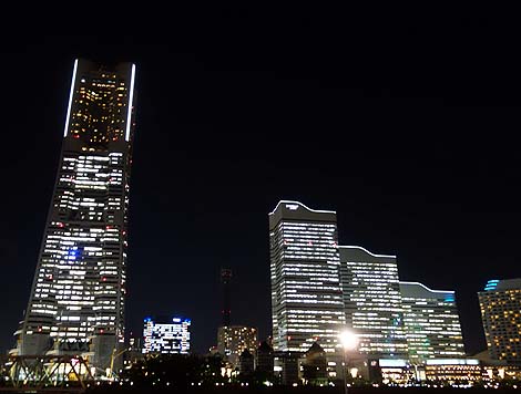 一度は見てみたかった横浜みなとみらいの夜景（神奈川）夜景写真撮影